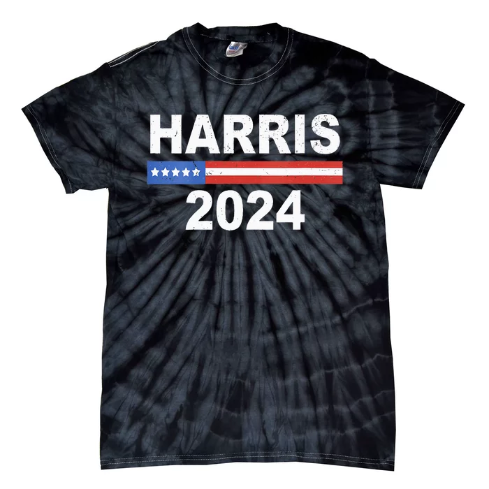 Wo Harris For President Election Kamala Harris 2024 Tie-Dye T-Shirt