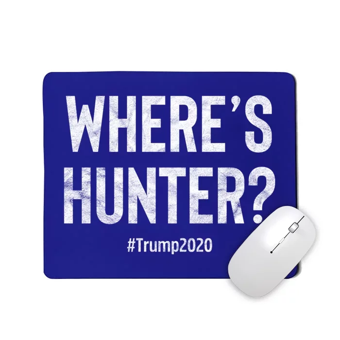 WhereS Hunter Funny Trump 2020 Rally Gift Mousepad