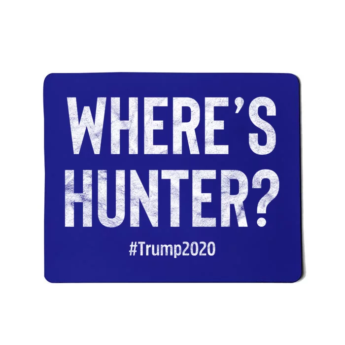 WhereS Hunter Funny Trump 2020 Rally Gift Mousepad