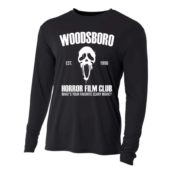 Woodsboro Horror Film Club Scary Movie Cooling Performance Long Sleeve Crew