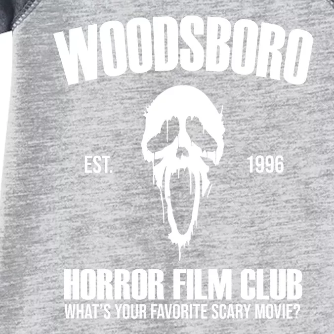 Woodsboro Horror Film Club Scary Movie Infant Baby Jersey Bodysuit