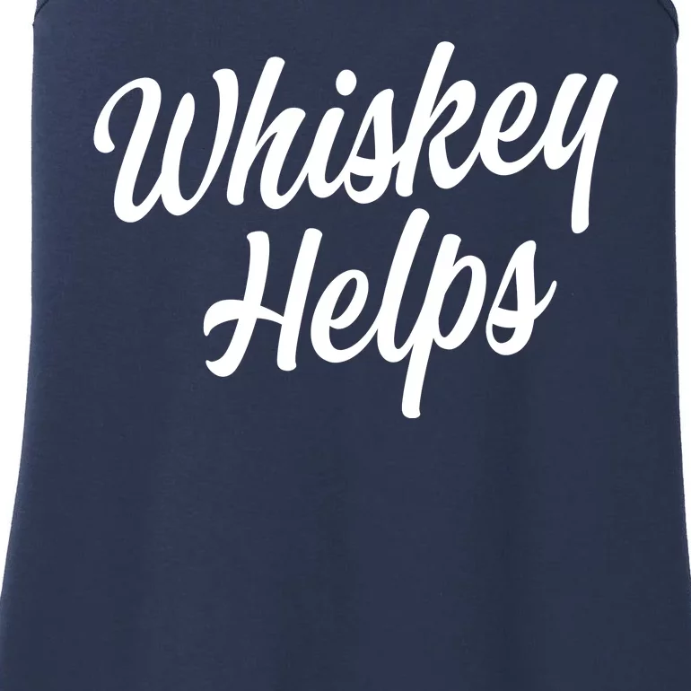 Whiskey Helps Funny Ladies Essential Tank