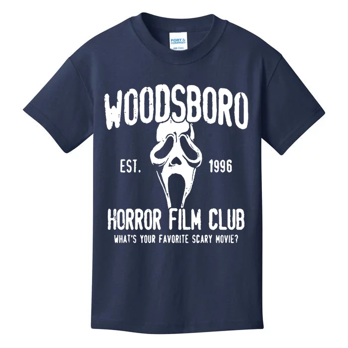 Woodsboro Horror Film Club Kids T-Shirt