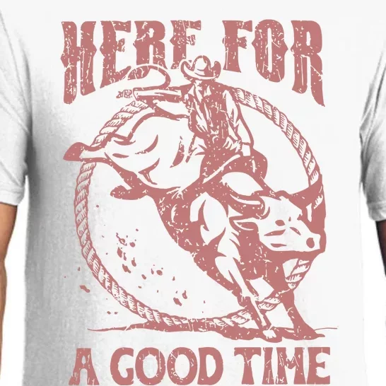 Western Here For A Good Time Rodeo Pajama Set