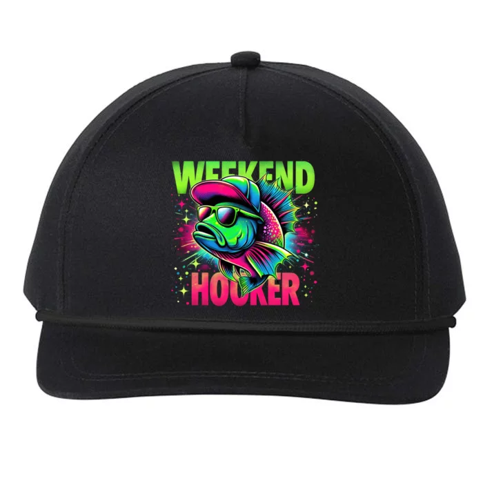 Weekend Hooker Funny Fish Snapback Five-Panel Rope Hat