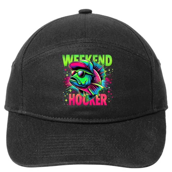 Weekend Hooker Funny Fish 7-Panel Snapback Hat