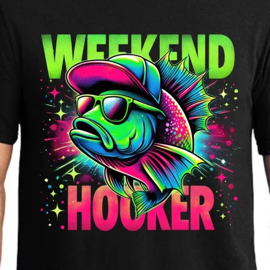 Weekend Hooker Funny Fish Pajama Set