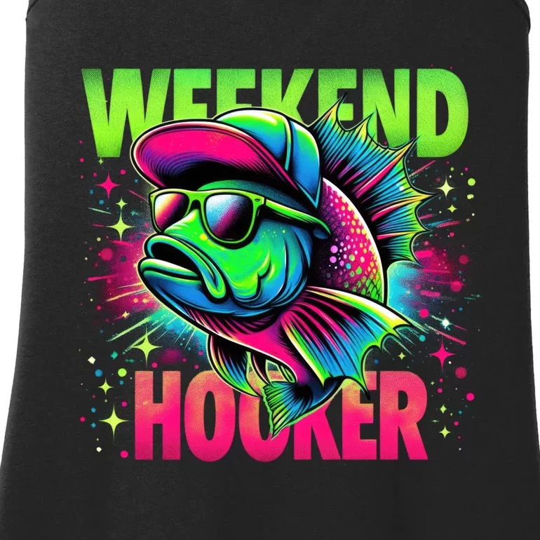 Weekend Hooker Funny Fish Ladies Essential Tank