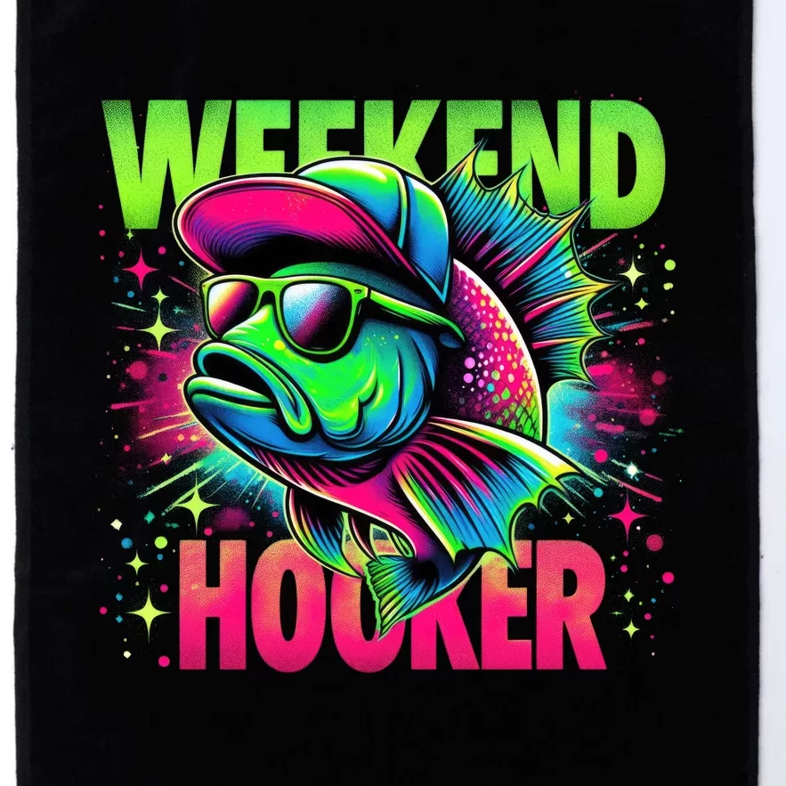 Weekend Hooker Funny Fish Platinum Collection Golf Towel