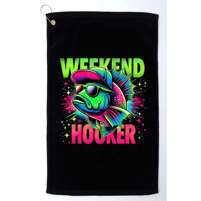 Weekend Hooker Funny Fish Platinum Collection Golf Towel