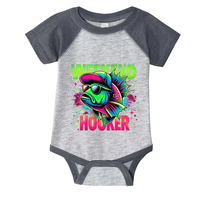 Weekend Hooker Funny Fish Infant Baby Jersey Bodysuit