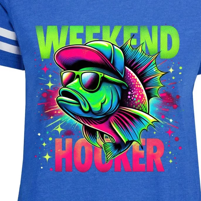 Weekend Hooker Funny Fish Enza Ladies Jersey Football T-Shirt