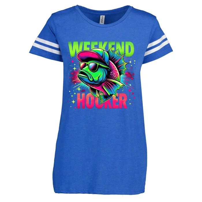 Weekend Hooker Funny Fish Enza Ladies Jersey Football T-Shirt