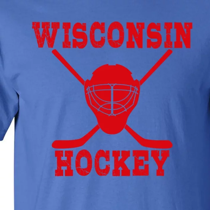 Wisconsin Hockey Gift Tall T-Shirt