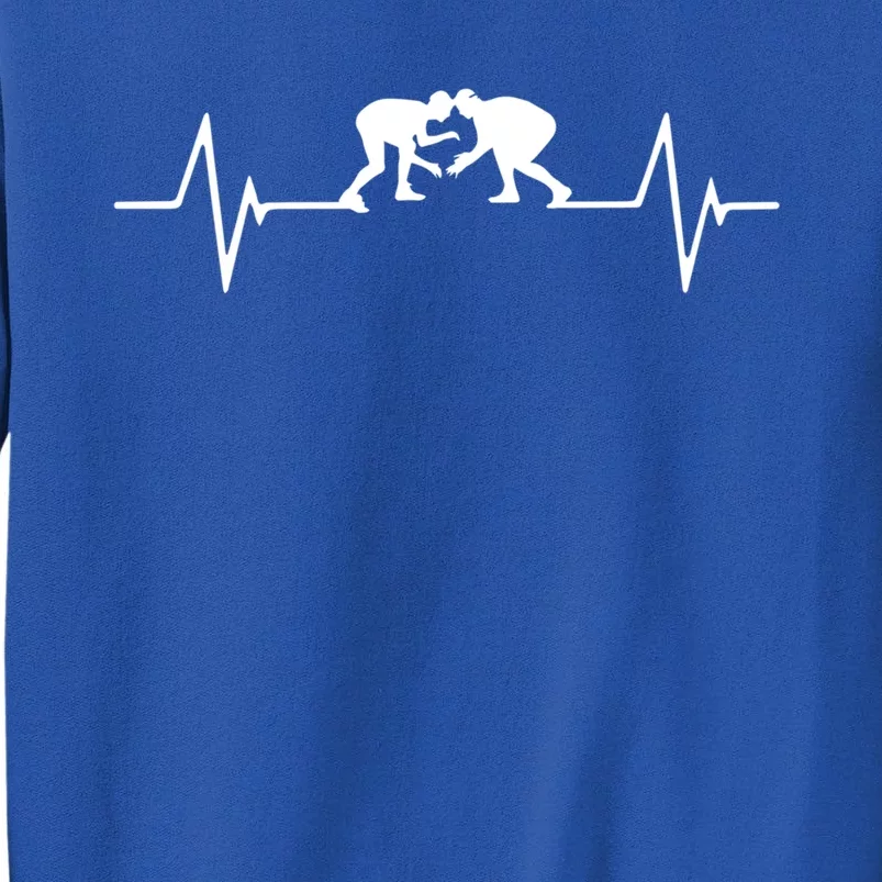 Wrestling Heartbeat Gift Cute Gift Sweatshirt