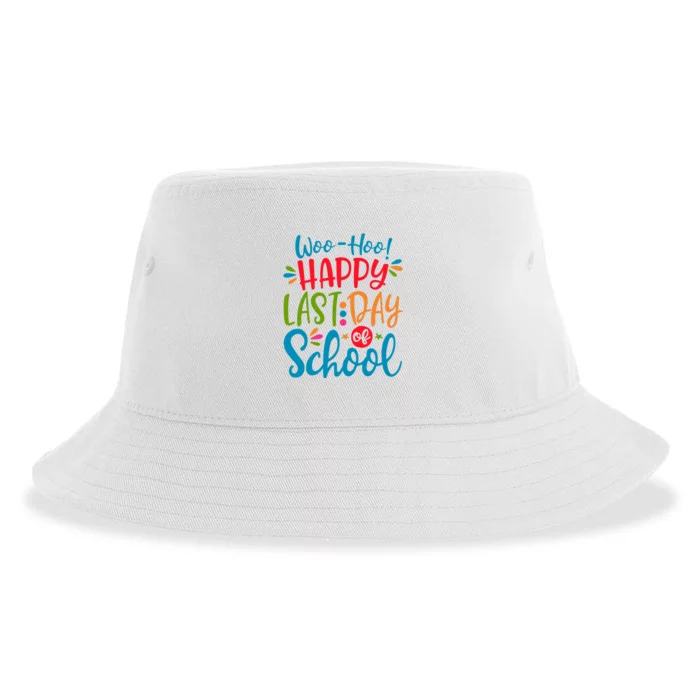 Woo Hoo Happy Last Day Of School Sustainable Bucket Hat