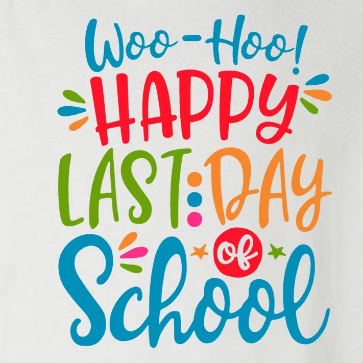 Woo Hoo Happy Last Day Of School Toddler Long Sleeve Shirt