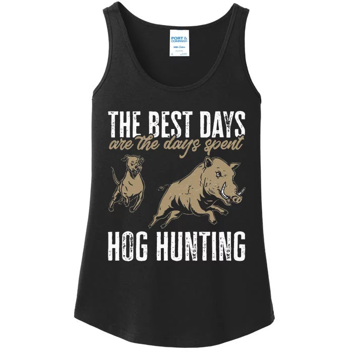 Wild Hog Hunting Dog Boar Hunting Ladies Essential Tank