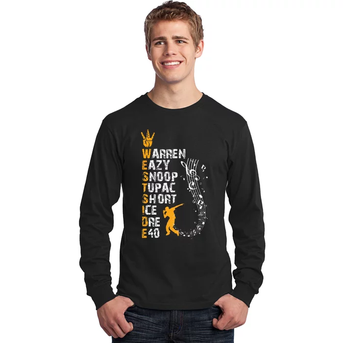 Westside hip hop rap music legends Long Sleeve Shirt