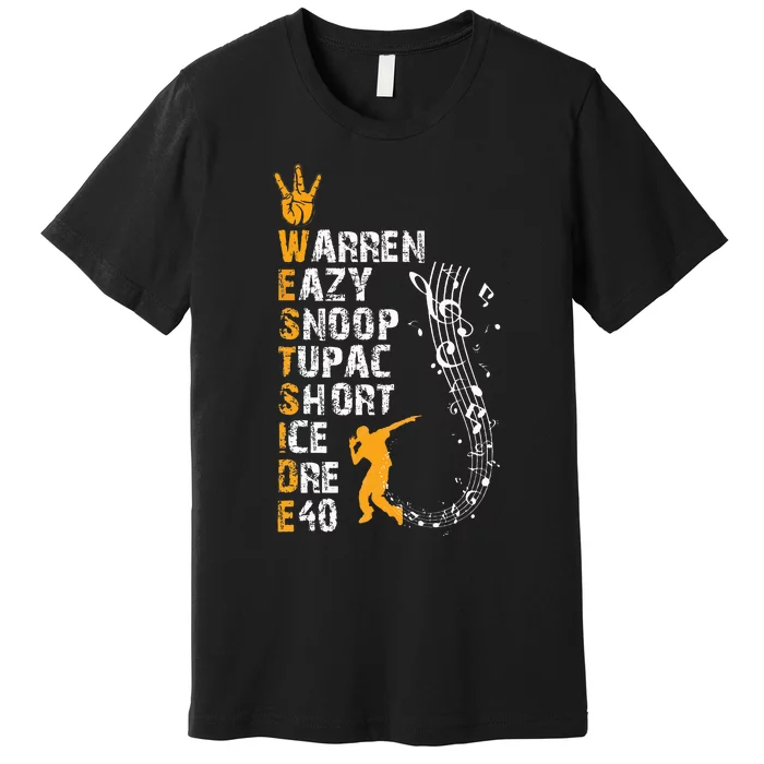 Westside hip hop rap music legends Premium T-Shirt