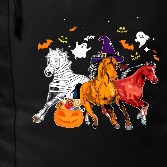 Witch Horse Halloween Spooky Season Daily Commute Backpack