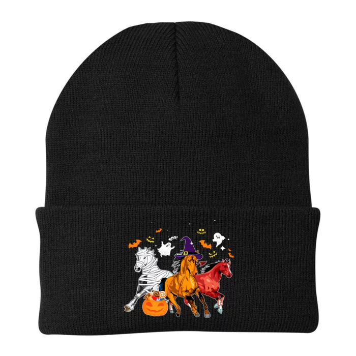 Witch Horse Halloween Spooky Season Knit Cap Winter Beanie