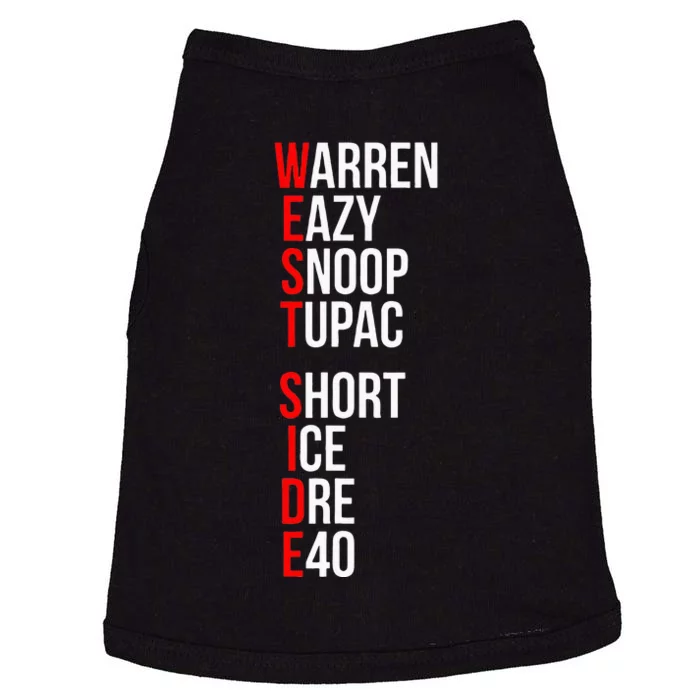 Westside Hip Hop Rap Music Legends Letter Doggie Tank