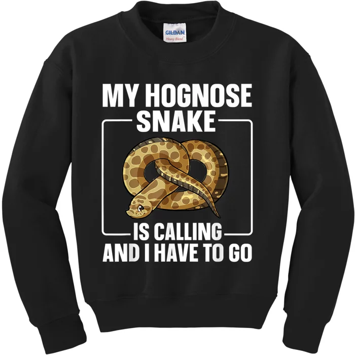 Western Hognose Hoggy Hognose Snake Kids Sweatshirt