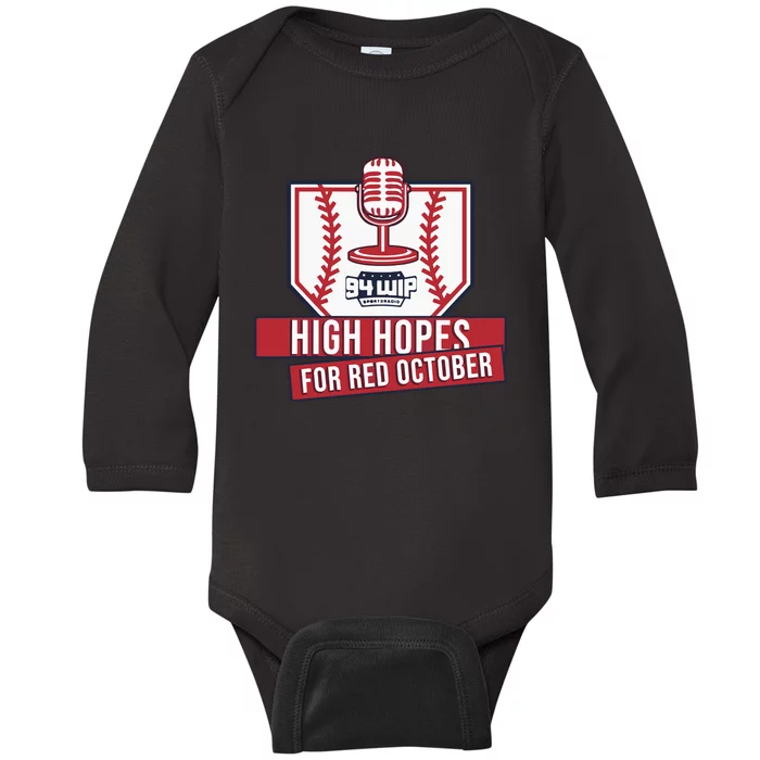 Wip High Hopes For Red October Baby Long Sleeve Bodysuit