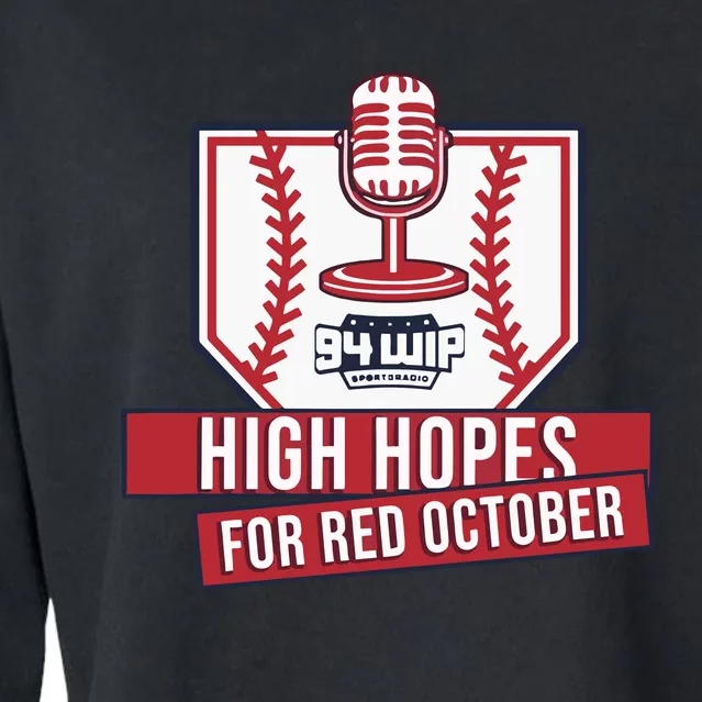 Wip High Hopes For Red October Cropped Pullover Crew