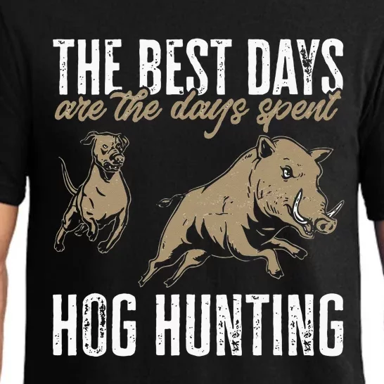 Wild Hog Hunting Dog Boar Hunting Pajama Set