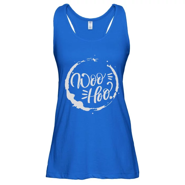 WHOO HOO HalloweenCollegeSchool Fun For Every Age. Ladies Essential Flowy Tank