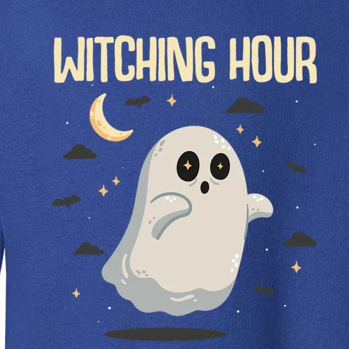 Witching Hour Halloween Ghost Spirits Cute Gift Toddler Sweatshirt