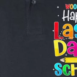 Woo Hoo Happy Last Day of School For Teachers Students Softstyle Adult Sport Polo