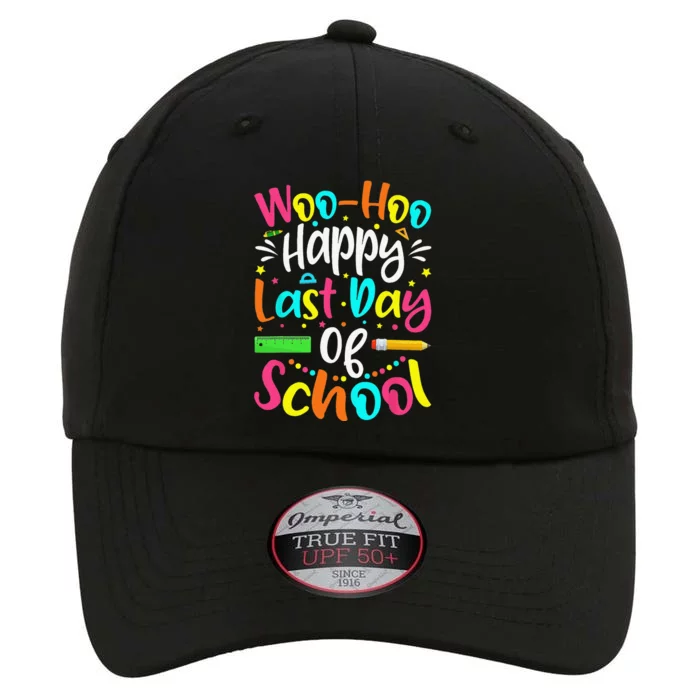 Woo Hoo Happy Last Day of School Fun Teacher Student The Original Performance Cap