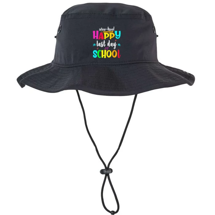 Woo Hoo Happy Last Day of School For Teachers Students Legacy Cool Fit Booney Bucket Hat