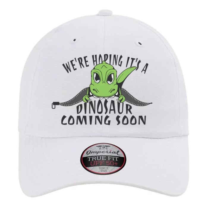 We're Hoping It's A Dinosaur Coming Soon Pregnancy Announcement The Original Performance Cap