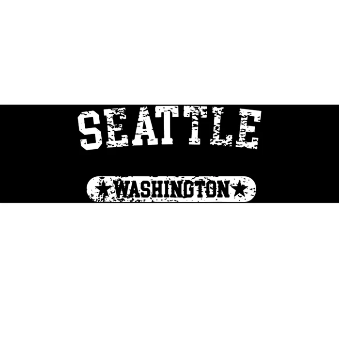 Washington Home I Love Evergreen State Seattle Bumper Sticker