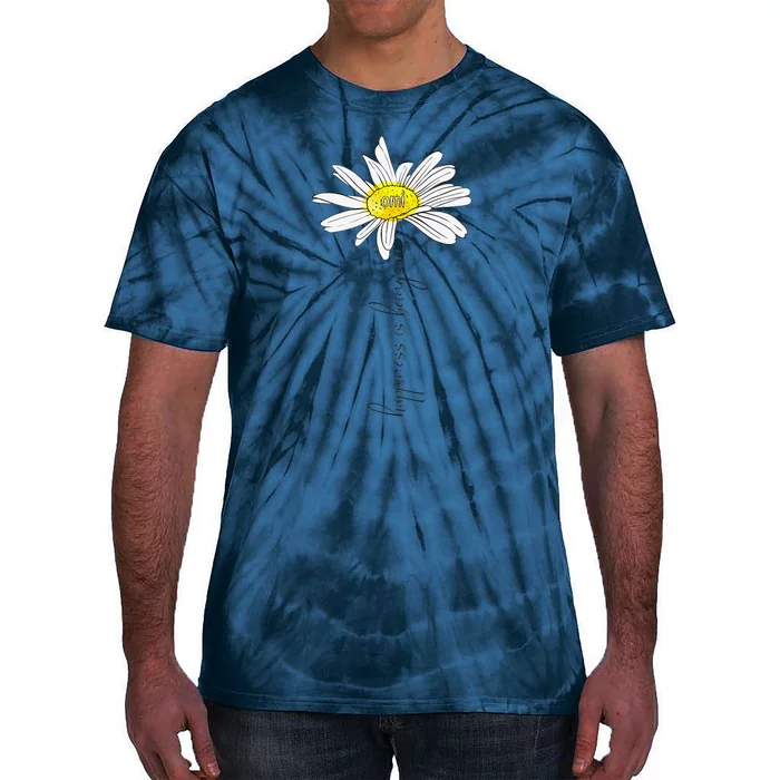 Womens Happiness Is Being An Omi Daisy Mother's Day Gifts Tie-Dye T-Shirt