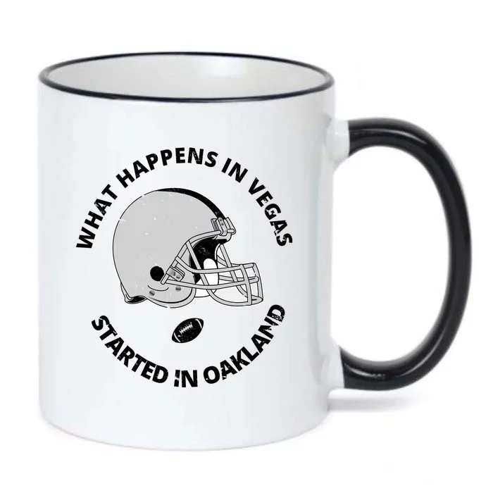 What Happens In Vegas Started In Oakland Black Color Changing Mug