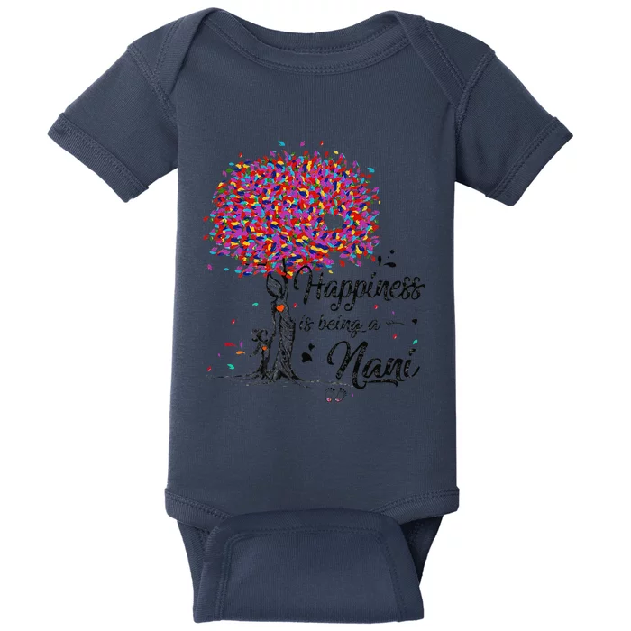 Womens Happiness Is Being A Nani Cute Mother's Day Gifts Baby Bodysuit