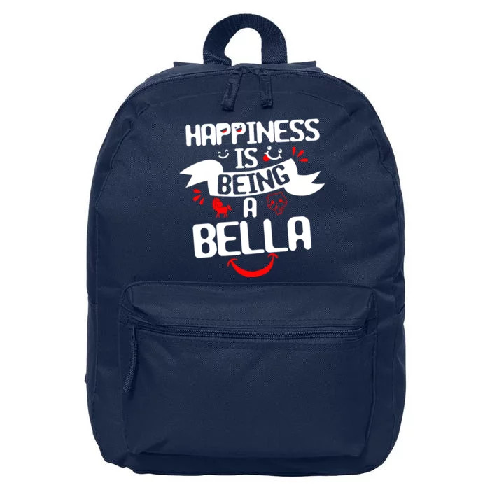 Women Happiness Is Being A Bella Best Grandma T 16 in Basic Backpack