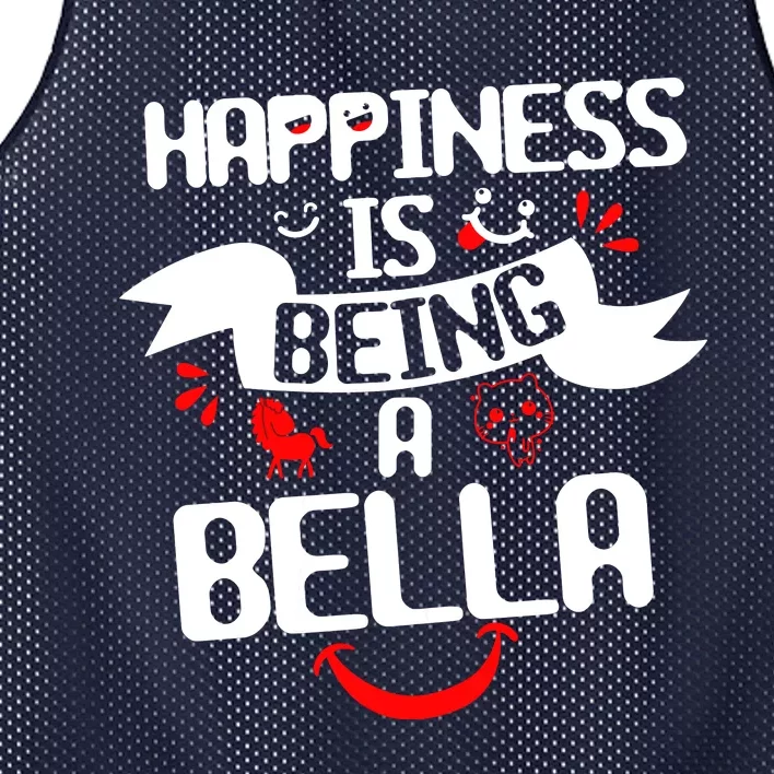 Women Happiness Is Being A Bella Best Grandma T Mesh Reversible Basketball Jersey Tank