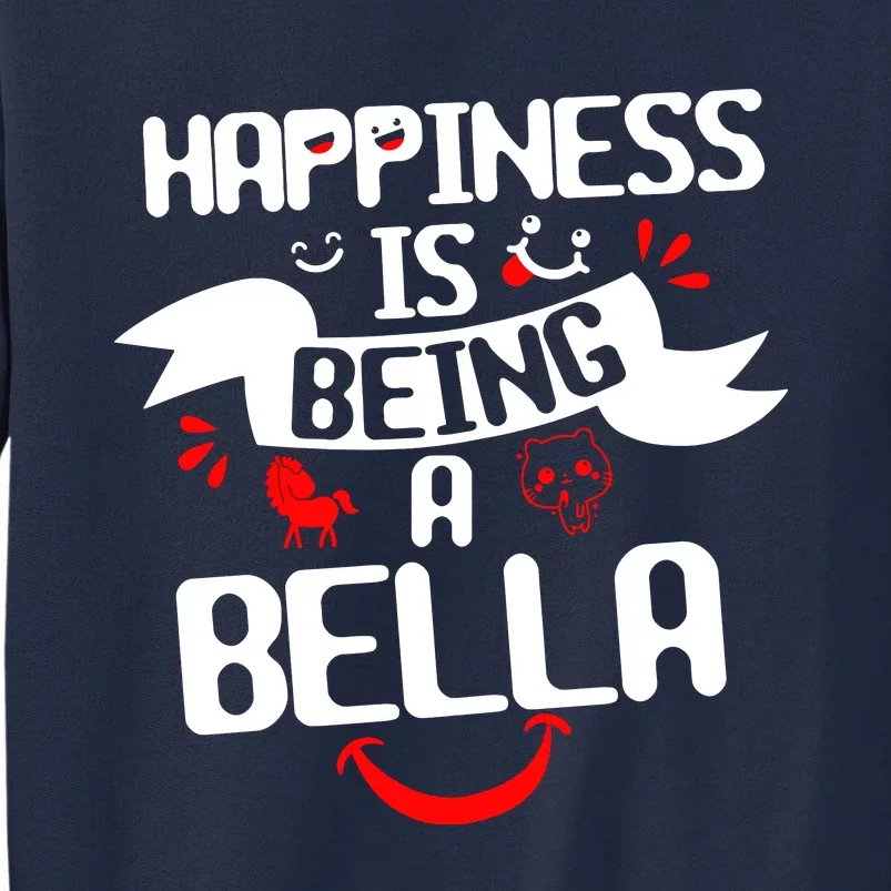 Women Happiness Is Being A Bella Best Grandma T Tall Sweatshirt