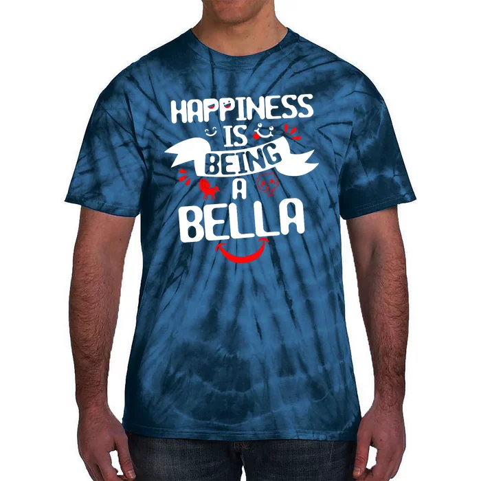 Women Happiness Is Being A Bella Best Grandma T Tie-Dye T-Shirt