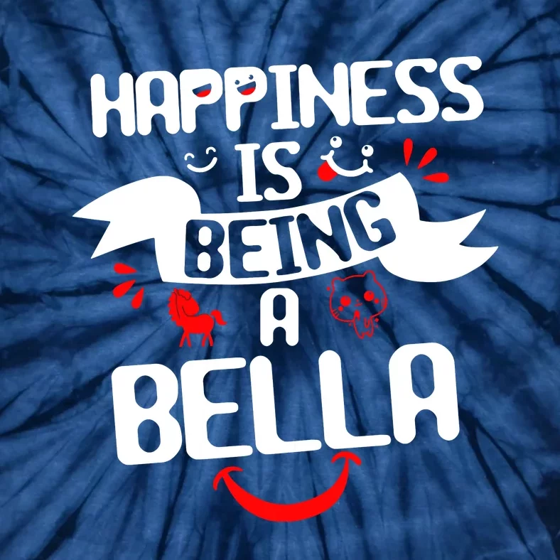 Women Happiness Is Being A Bella Best Grandma T Tie-Dye T-Shirt