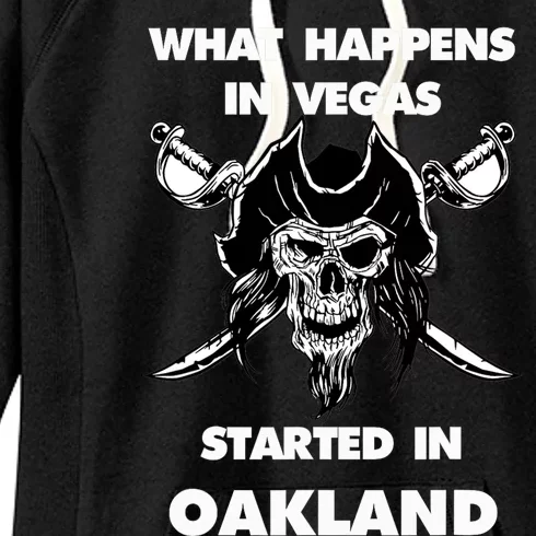 What happens in Vegas started in Oakland Gift Christmas Women's Fleece Hoodie