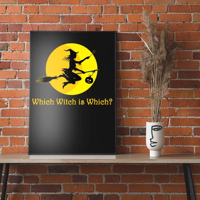 Which Witch is Which? Funny Halloween Poster