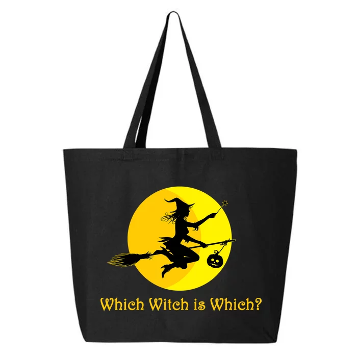 Which Witch is Which? Funny Halloween 25L Jumbo Tote