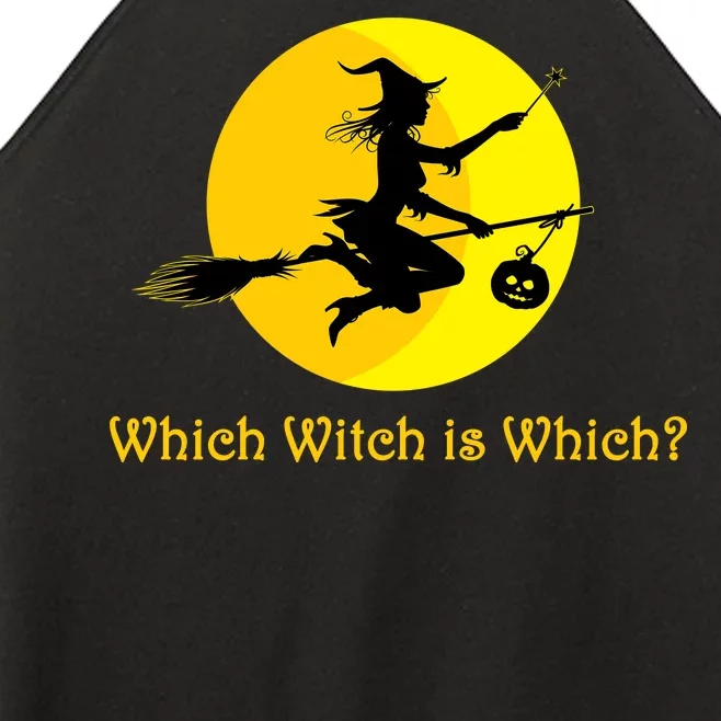 Which Witch is Which? Funny Halloween Women’s Perfect Tri Rocker Tank